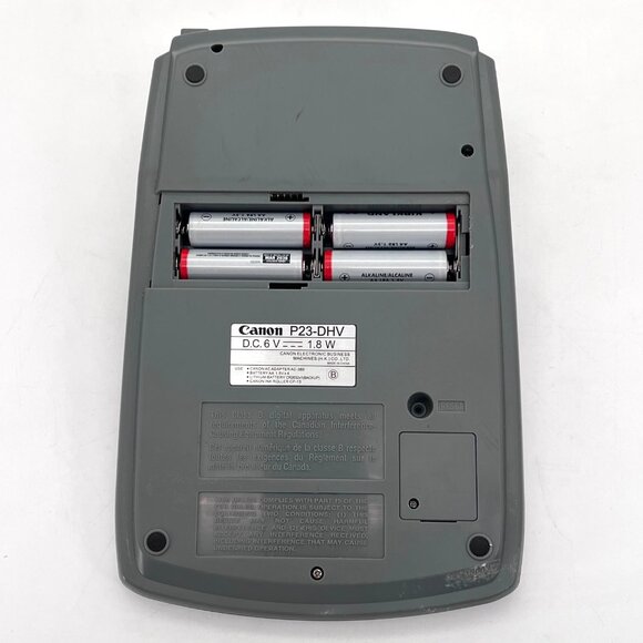 Canon P23-DHV Printing Calculator With Clock & Calendar Battery or Plug-In - Picture 5 of 14